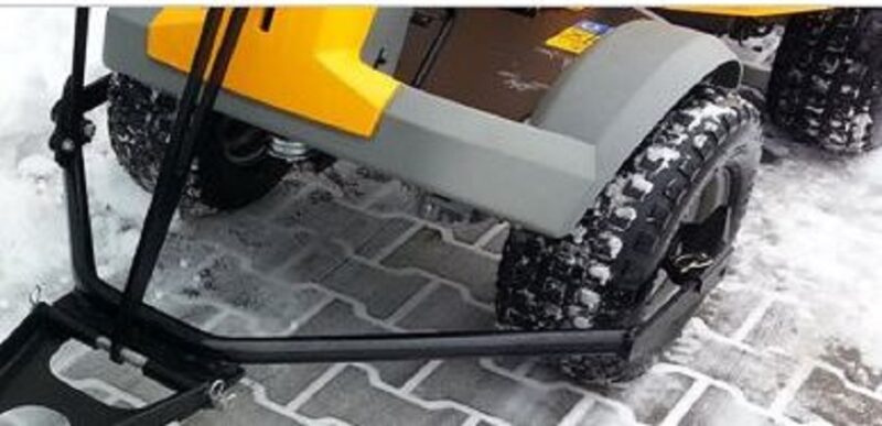 VARES Anbaurahmen zu Schneeschild 118 cm Comfort für Stiga-Frontmäher